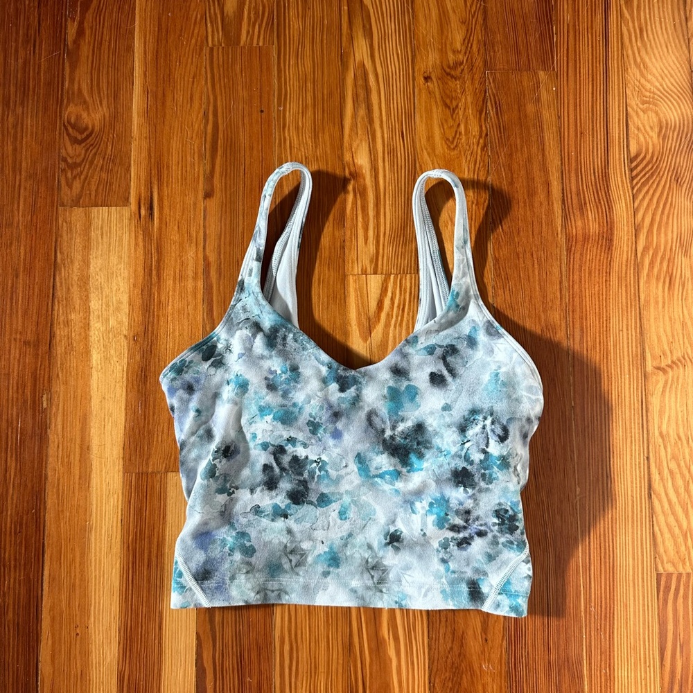 Lululemon Athletica Blue and Gray Align Tank Top